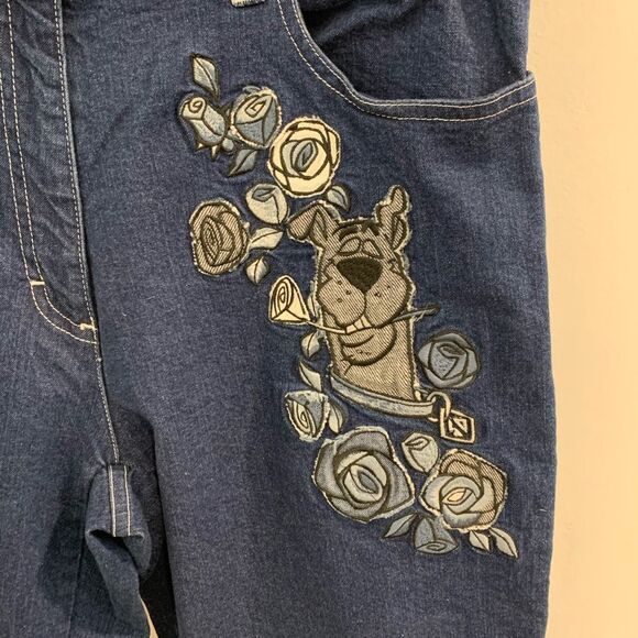 Vintage Design History Iceberg Scooby Blue Jeans with Embroidery - Picture 14 of 16